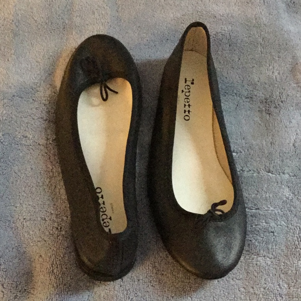 Black Repetto Cendrillon ballet flats size 40.5